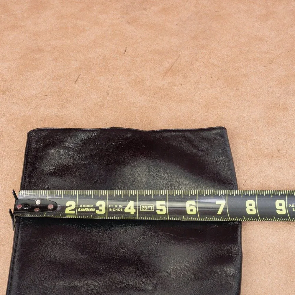 Jeffrey Campbell Women Black Leather The Band Retro 90s Y2K Platform Boots sz 9. - Picture 7 of 9